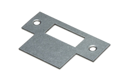 Afbeeldingen van DX Sluitplaat rechte hoeken RVS t.b.v. loopslot