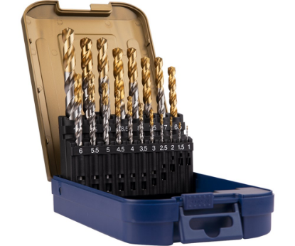 Afbeeldingen van ROTEC Metaalborenset 102T DIN338 type HD-S 19-delig 1-10MM ABS