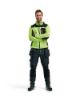 Afbeeldingen van BLÅKLÄDER Gebreid vest met softshell 4930 High Vis geel/zwart 2XL