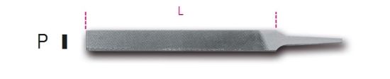 Afbeeldingen van BETA Halfzoete vijl plat 200MM 1718A8/P