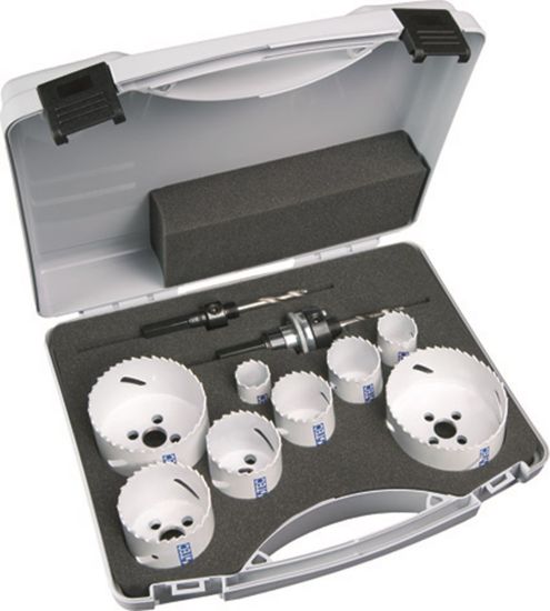 Afbeeldingen van ROTEC Gatzagenset 527 Elektricien 10-delig 22-76MM ABS