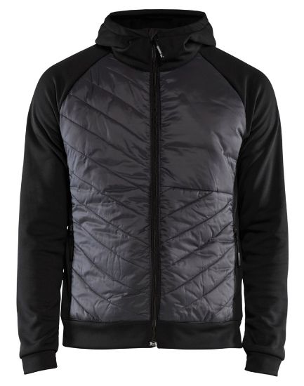 Afbeeldingen van BLÅKLÄDER Hybride sweater 3463 zwart/donkergrijs M