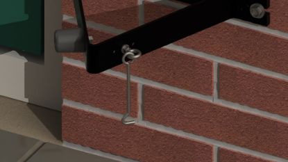 Afbeeldingen van GEBR. BODEGRAVEN Windhaak metrisch/oog HT EV M5X25 100MM Ø4MM