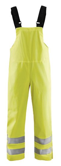 Afbeeldingen van BLÅKLÄDER Bretelregenbroek LEVEL 3 1386 High Vis geel XL