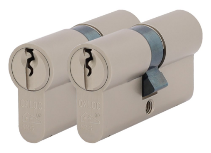 Afbeeldingen van OXLOC Profielcilinder dubbel O5 vernikkeld 40/40MM P2 SKG**