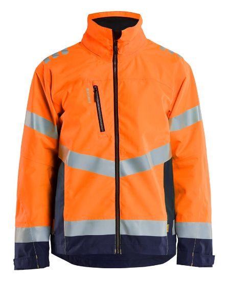 Afbeeldingen van BLÅKLÄDER Shelljack 4760 High Vis oranje/marineblauw M