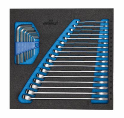 Afbeeldingen van GEDORE Ringsteeksleutelset 1500 CT2-7 in 2/3 CT module 25x