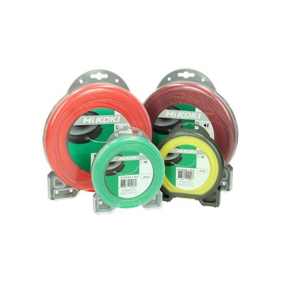 Afbeeldingen van HIKOKI Maaidraad vierkant 2,4MM oranje 69M 781026