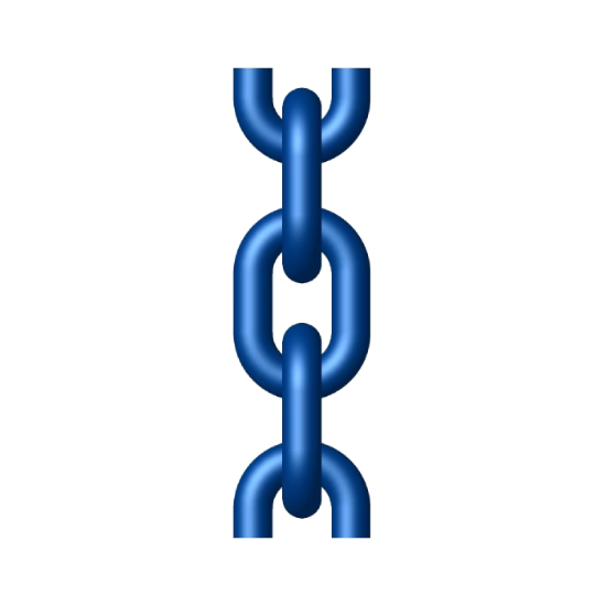 Afbeeldingen van Ketting grade 100 blauw 13X39MM 6,7ton