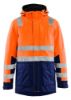 Afbeeldingen van BLÅKLÄDER Winterparka 4495 High Vis oranje/marineblauw S