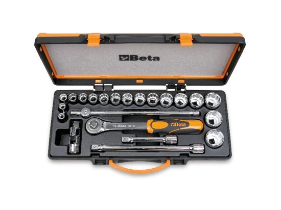 Afbeeldingen van BETA Doppendoosset ½" 17x + dopsleutel 920AS/C17X