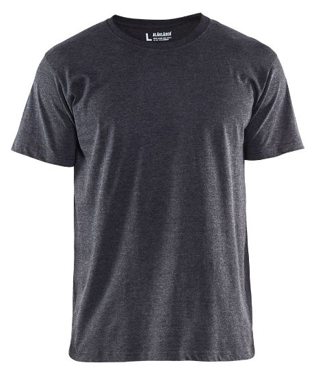 Afbeeldingen van BLÅKLÄDER T-shirt 3300 zwart mêlee M