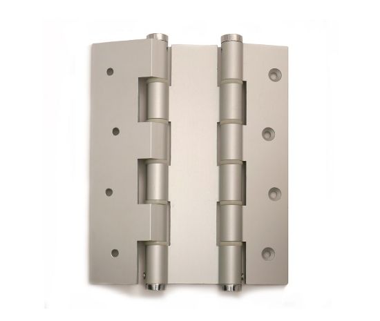 Afbeeldingen van Deurveerscharnier dubbel ALU zilver 120MM