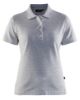 Afbeeldingen van BLÅKLÄDER Poloshirt piqué dames 3307 grijs mêlee S