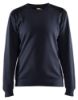 Afbeeldingen van BLÅKLÄDER Sweatshirt dames bi-colour 3408 donker marineblauw/zwart S
