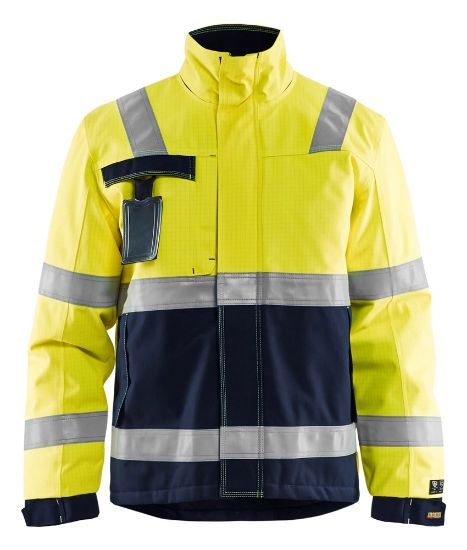 Afbeeldingen van BLÅKLÄDER Winterjas Multinorm 4068 High Vis geel/marineblauw S