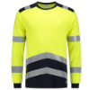 Afbeeldingen van TRICORP T-shirt Multinorm bi-colour 103003 fluor geel/inkt S