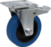Afbeeldingen van KELFORT Zwenkwiel blauw EV met rollager 125MM + rem