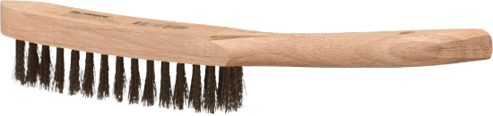 Afbeeldingen van IRONSIDE Staalborstel RVS gegolfd 3-rijen