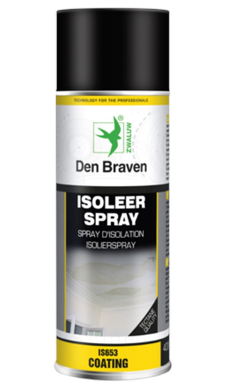 Afbeeldingen van ZWALUW Isoleerspray wit mat 400ML
