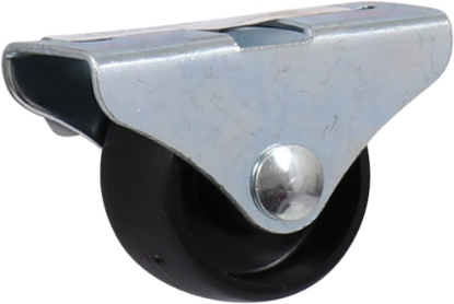 Afbeeldingen van KELFORT Bokwiel EV zwart kunststof 32MM met glijlager 45kg