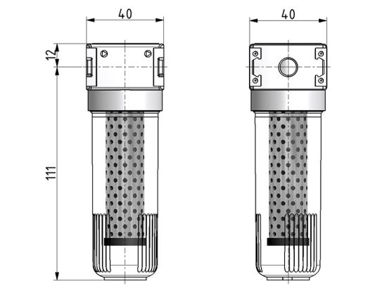 Afbeeldingen van Actieve koolfilter G¼" BG0