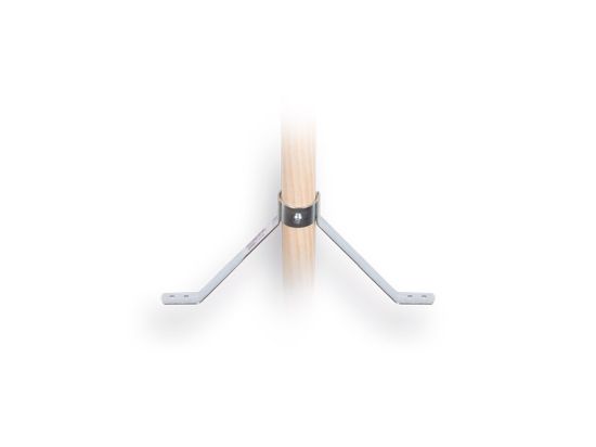 Afbeeldingen van SOLIDE Stokhouder t.b.v. dikke steel met 28MM