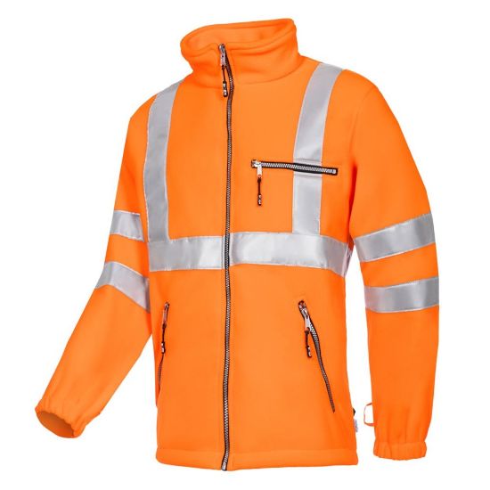 Afbeeldingen van Fleecejas 131Z EN471 fluor oranje 2XL