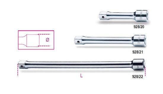 Afbeeldingen van BETA Verlengstuk ¾" 100MM 928/20