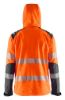 Afbeeldingen van BLÅKLÄDER Softshell jack 4491 High Vis oranje/medium grijs M