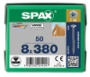 Afbeeldingen van SPAX Spaanplaatschroef verzonkenkop WIROX deeldraad T40 8X380MM