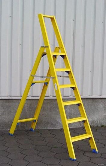 Afbeeldingen van ASC Bordestrap fiber 6 treden 1,5M stahoogte