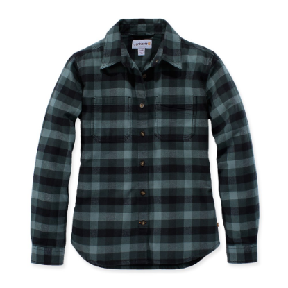 Afbeeldingen van CARHARTT Overhemd Hamilton flannel dames 103226 balsam green XS