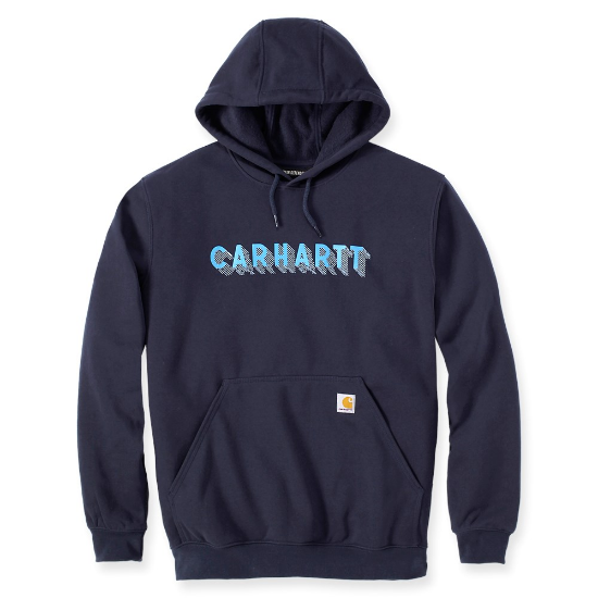 Afbeeldingen van CARHARTT Hoodie grafische print regenbestendig 105944 new navy XL