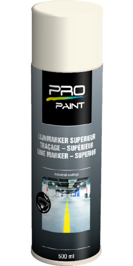 Afbeeldingen van PRO-PAINT Lijnmarker superieur wit 500ML