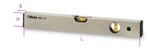 Afbeeldingen van BETA Waterpas geanodiseerd geprofileerd aluminium 1696 5M