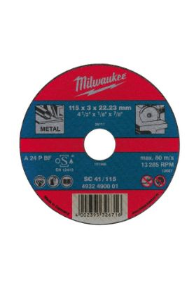 Afbeeldingen van METAL CUTTING WHEEL CUTW SC41/115X3 P25M