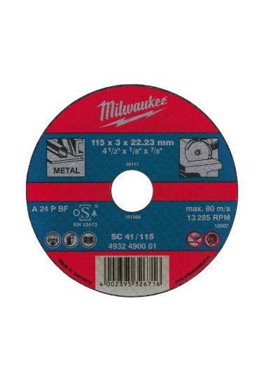 Afbeeldingen van METAL CUTTING WHEEL CUTW SC41/125X3 P25M