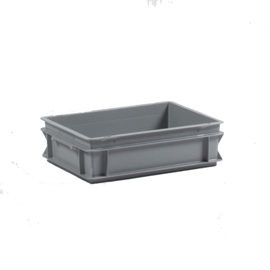 Afbeeldingen van E-LINE Stapelbare bak grijs 10L 400X300X120MM