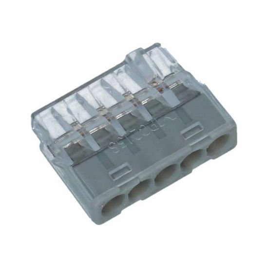 Afbeeldingen van Conex mini lasklem transparant 5V 75x
