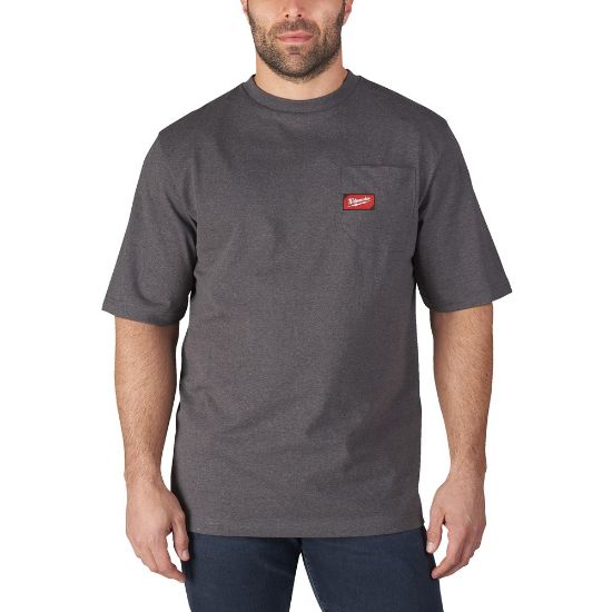 Afbeeldingen van MILWAUKEE Werk T-shirt met korte mouwen WTSSG grijs XL