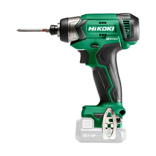 Afbeeldingen van HIKOKI Accu slagschroevendraaier 1/4" WH12DAW4Z 12V 110Nm EXCLUSIVE in doos
