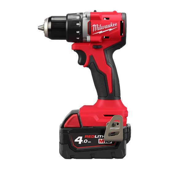Afbeeldingen van MILWAUKEE Accu boorschroefmachine compact M18BLDDRC-402C 18V 2x 4,0Ah in HD-Box
