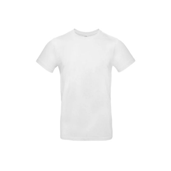 Afbeeldingen van B&C T-shirt E190 5TU03T R-hals wit XL
