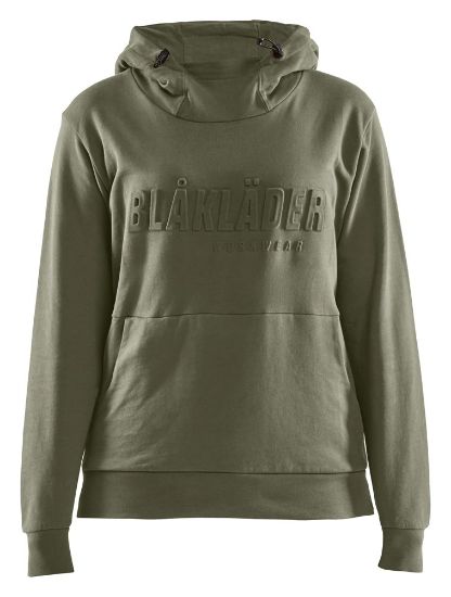 Afbeeldingen van BLÅKLÄDER Hoodie 3D dames 3560 herfstgroen XL