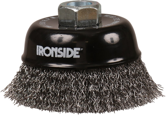 Afbeeldingen van IRONSIDE Komborstel gegolfd M14 80MM