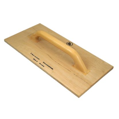Afbeeldingen van MELKMEISJE Schuurbord hout + kunststof wafelprofiel greep 230X140MM