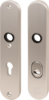 Afbeeldingen van OXLOC Veiligheidslangschild krukgat + kerntrekbeveiliging ovaal aluminium PC72 55MM