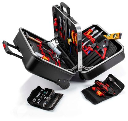 Afbeeldingen van KNIPEX Gereedschapskoffer elektro set BIG TWIN MOVE