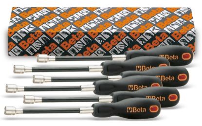 Afbeeldingen van BETA Dopschroevendraaierset flexibel 943FL/S6 6x